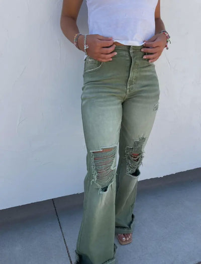 Distressed Jeans