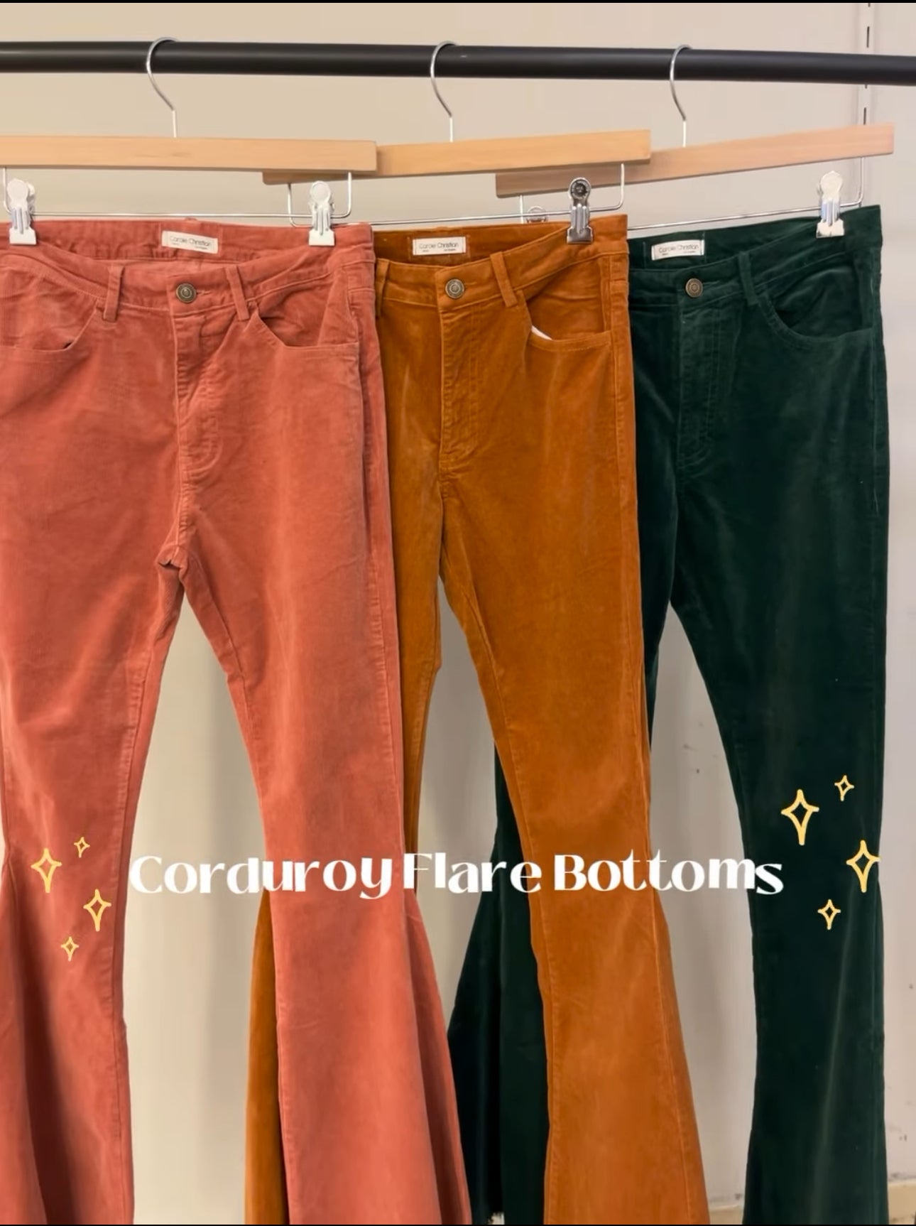 Courdory flare bottoms