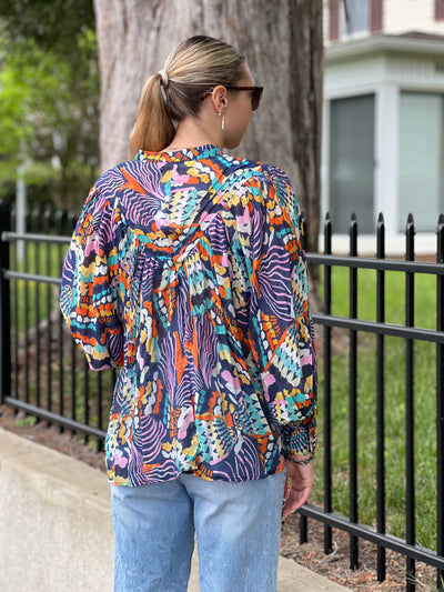 Printed Bubble Sleeve