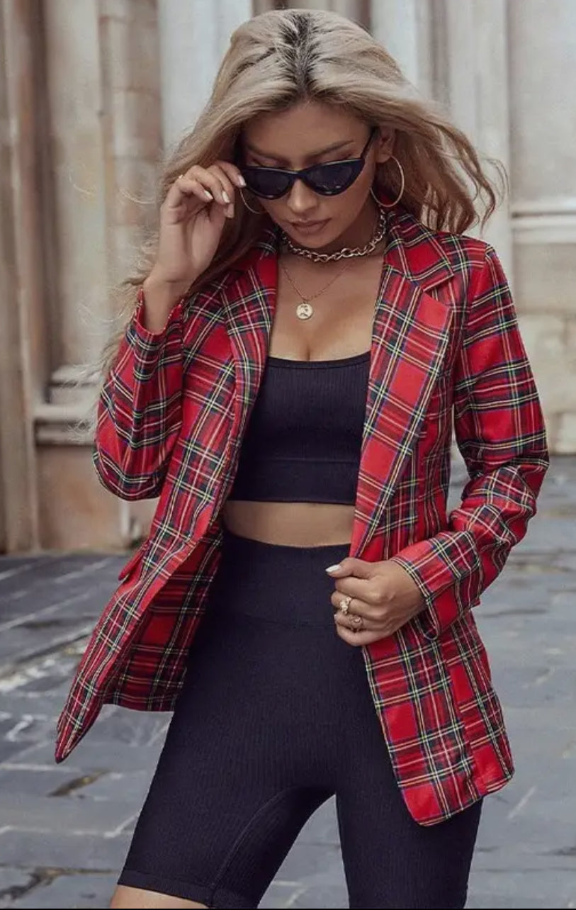 Plaid jacket