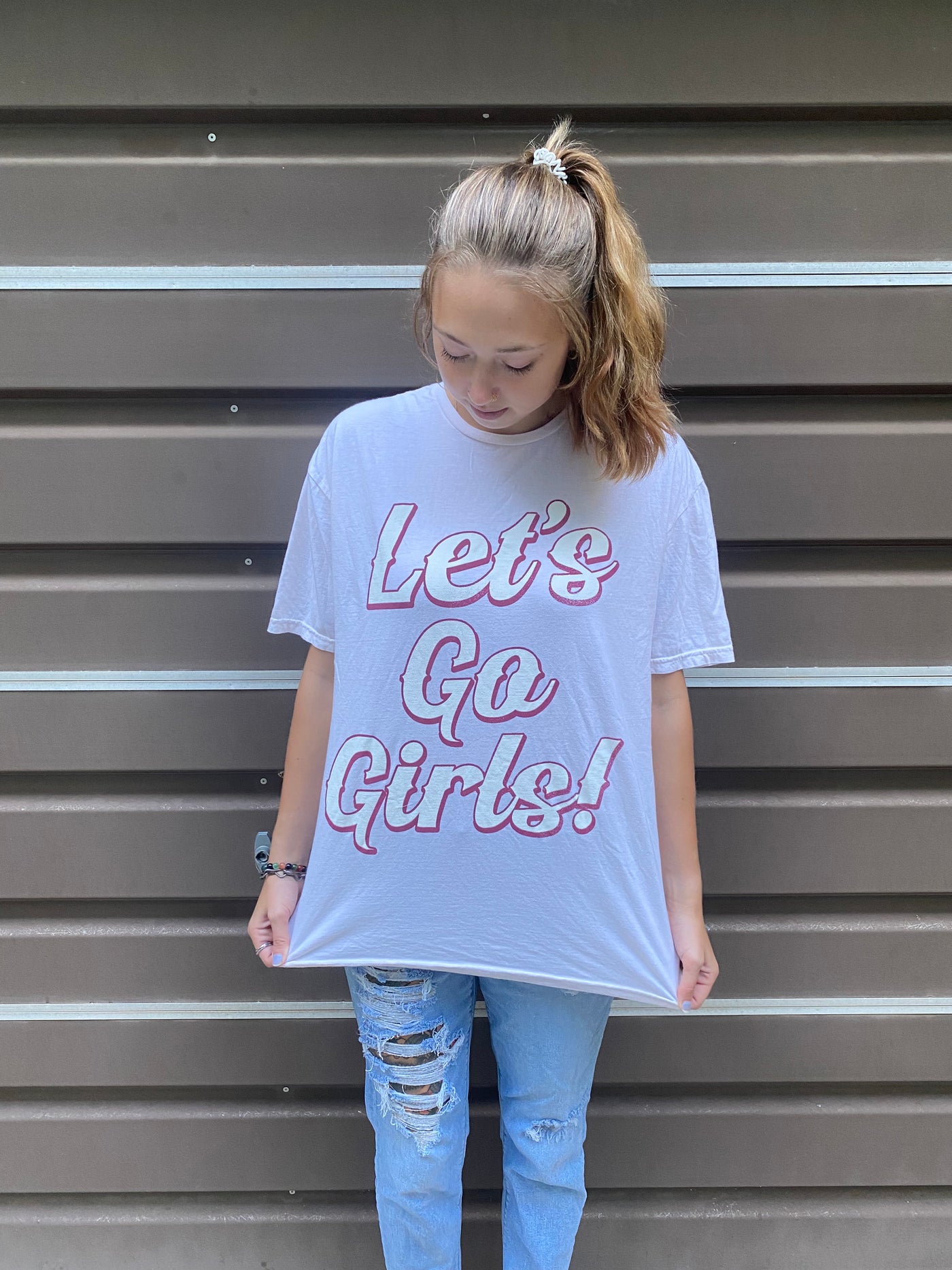 Let’s go girls relaxed T-shirt