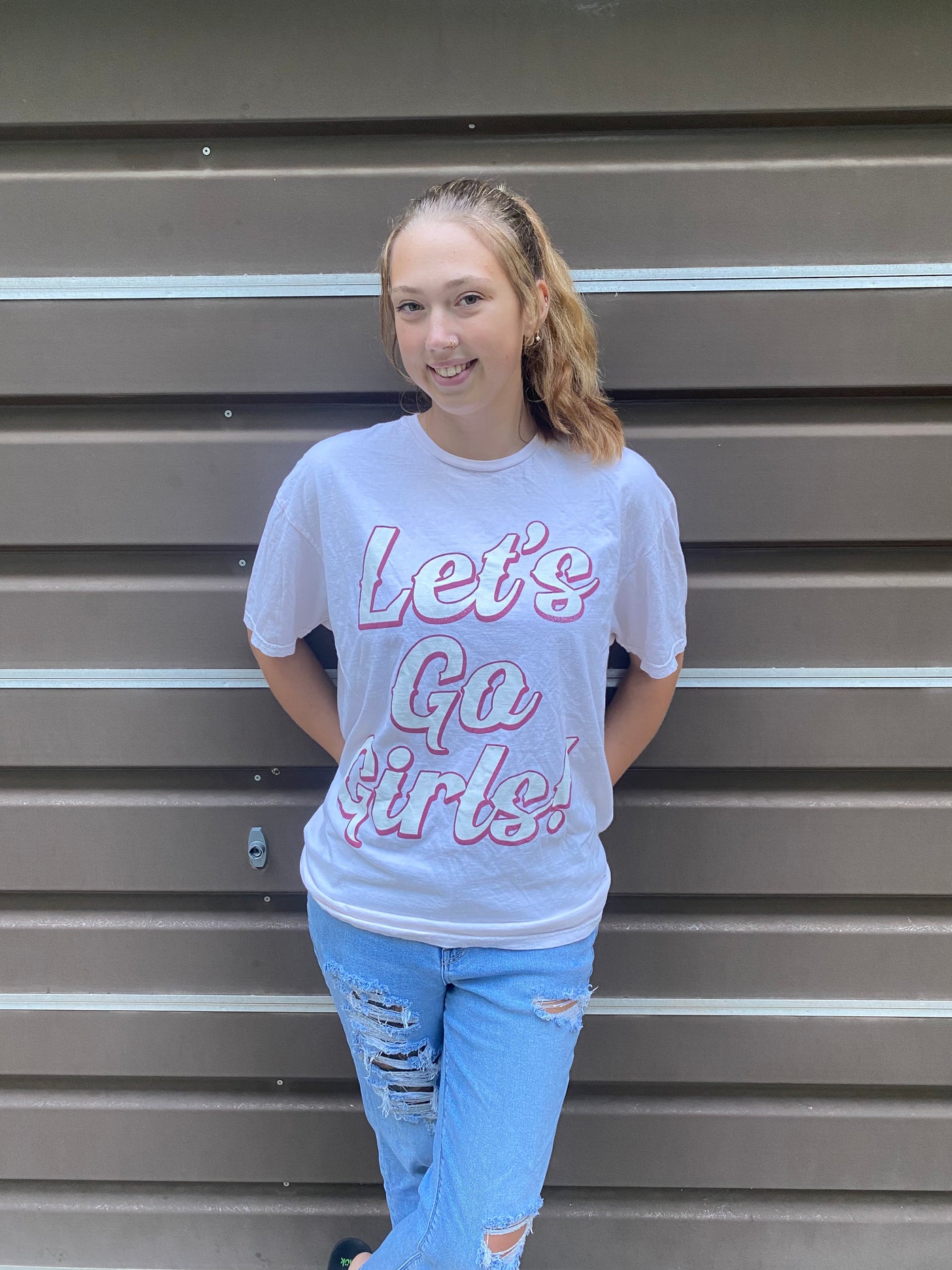 Let’s go girls relaxed T-shirt