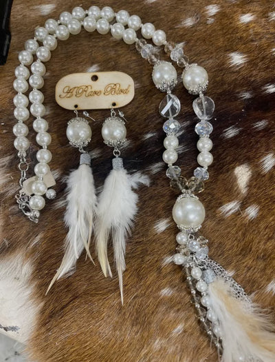 Pearl and Feather Jewelry