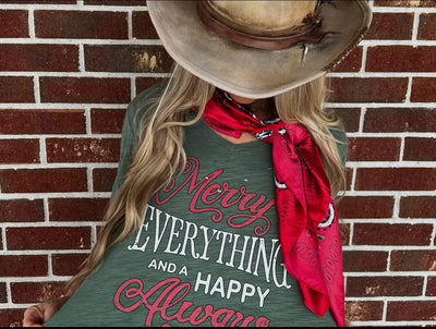 Merry Everything Distressed