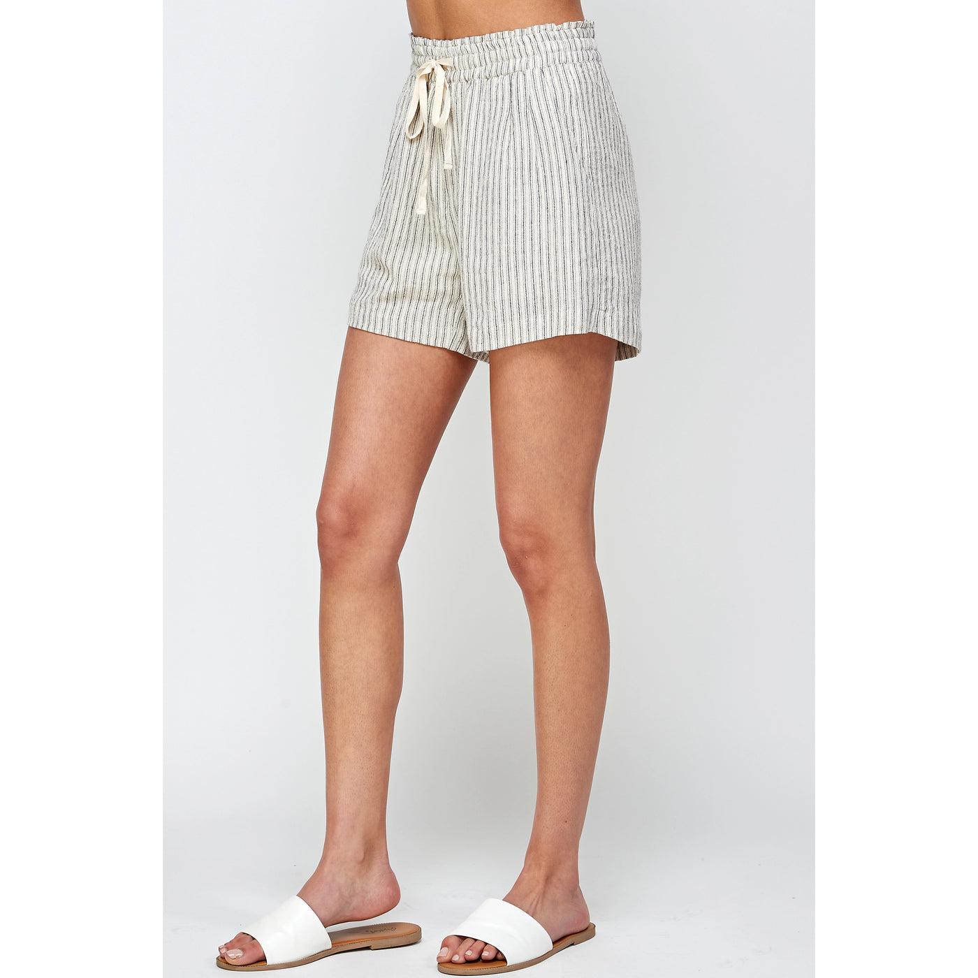 Summer Striped Woven Shorts