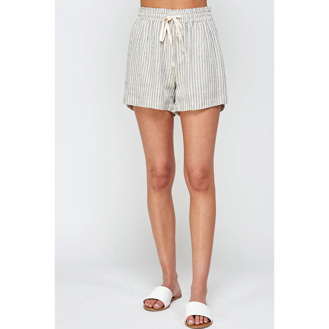 Summer Striped Woven Shorts