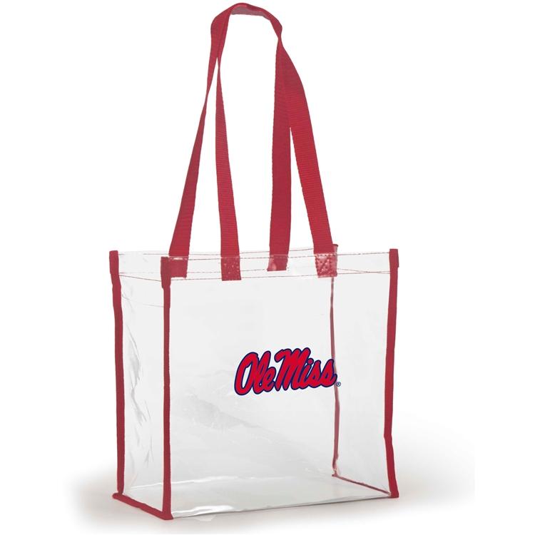 Ole Miss - College University Swag - Clear Stadium Tote Bag